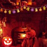 Halloween String Lights with Timer, Battery Operated