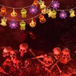 Halloween String Lights with Timer, Battery Operated