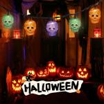 Skull String Lights for Halloween Decor 8.5Ft
