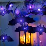 Bohon Battery Operated Bat Fairy String Lights