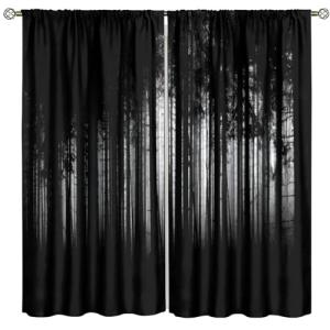 Gothic Forest Curtains for Dark Room Decor
