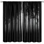 Gothic Forest Curtains for Dark Room Decor