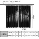 Gothic Forest Curtains for Dark Room Decor