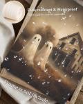 Cute Retro Ghost Art for Halloween Decor