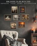 Cute Retro Ghost Art for Halloween Decor