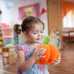 4-Pack Fluffy Pumpkin Plush Toys for Kids