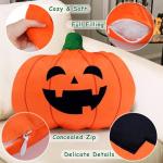 Halloween Ghost and Cat Decorative Throw Pillow