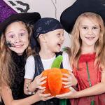 4-Pack Fluffy Pumpkin Plush Toys for Kids