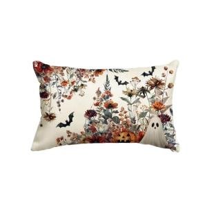 Halloween Ghost Throw Pillow Cover - 12x20 Inch