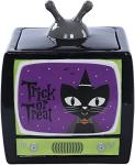 Vintage Halloween Ceramic Cookie Jar for Treats