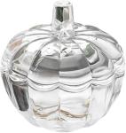 Pumpkin Glass Candy Jar with Lid for Halloween