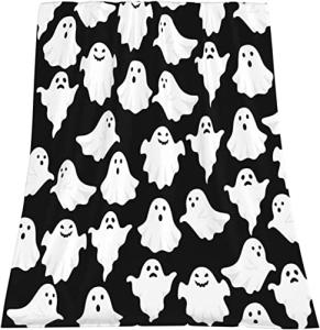 Funny Ghost Halloween Throw Blanket - Cozy 40x50 Inch