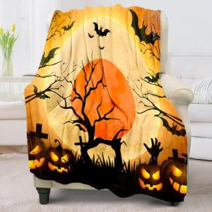 Cute Halloween Blankets for Kids and Adults