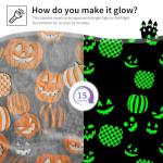 Cute Halloween Pumpkin Throw Blanket - 40"x60