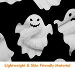 Funny Ghost Halloween Throw Blanket - Cozy 40x50 Inch