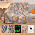 Cute Halloween Pumpkin Throw Blanket - 40"x60