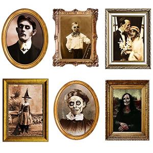 3D Moving Horror Portraits for Halloween Decor