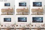 Halloween Haunted House Canvas Wall Art 20x40in