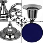 5-Candle Metal Candelabra for Home Decor
