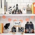 6PCS Halloween Tiered Tray Decor Set