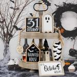 6PCS Halloween Tiered Tray Decor Set