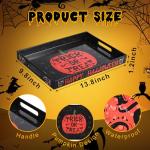 Halloween Decorative Serving Trays with Handles