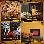 Halloween Decorative Serving Trays with Handles