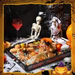 Halloween Decorative Serving Trays with Handles
