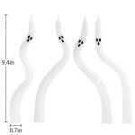 Cute Ghost Taper Candles - Halloween Decor Set