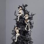 No-Evil Skeleton Figurines Halloween Decor Set of 3