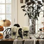 Halloween LED Flameless Candles with Spooky Designs