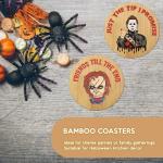Halloween Spooky Coasters Gift Set for Parties