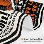 Vintage Halloween Shower Curtain with Spooky Design