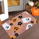 Cute Halloween Non-Slip Bath Mat with Pumpkins