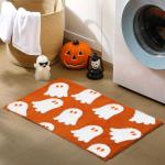 Cute Ghost Halloween Bath Mat Non-Slip Rug