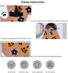 Cute Halloween Non-Slip Bath Mat with Pumpkins