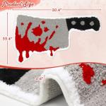 Bloody Knife Halloween Bath Mat Rug - Non-Slip