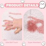 Cute Ghost Pink Halloween Bath Mat – Soft & Absorbent