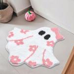 Cute Ghost Pink Halloween Bath Mat – Soft & Absorbent