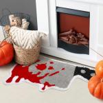 Bloody Knife Halloween Bath Mat Rug - Non-Slip