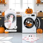 Cute Ghost Pink Halloween Bath Mat – Soft & Absorbent