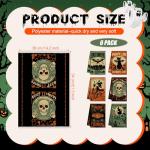 Halloween Kitchen Hand Towels - 6 Pcs Set