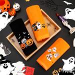 3 Pack Halloween Hand Towels Set for Home