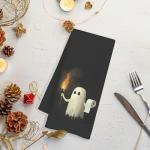 Funny Halloween Ghost Hand Towels for Bathroom