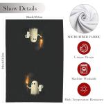 Funny Halloween Ghost Hand Towels for Bathroom