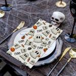 Halloween Decorative Disposable Napkins - Spooky Designs