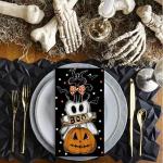 Halloween Decorative Disposable Napkins with Pumpkins and Ghosts