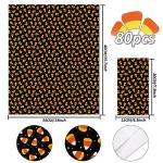 Halloween Candy Corn Napkins for Parties, 80 Pack