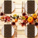 Halloween Candy Corn Napkins for Parties, 80 Pack