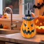 Pumpkin Soap Dispenser for Halloween Decor
